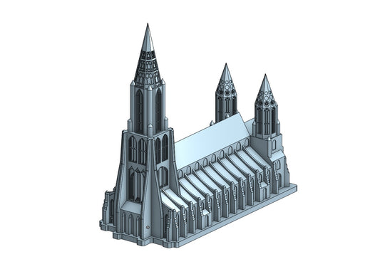 Ulmer Münster candle, big 195x180x80mm